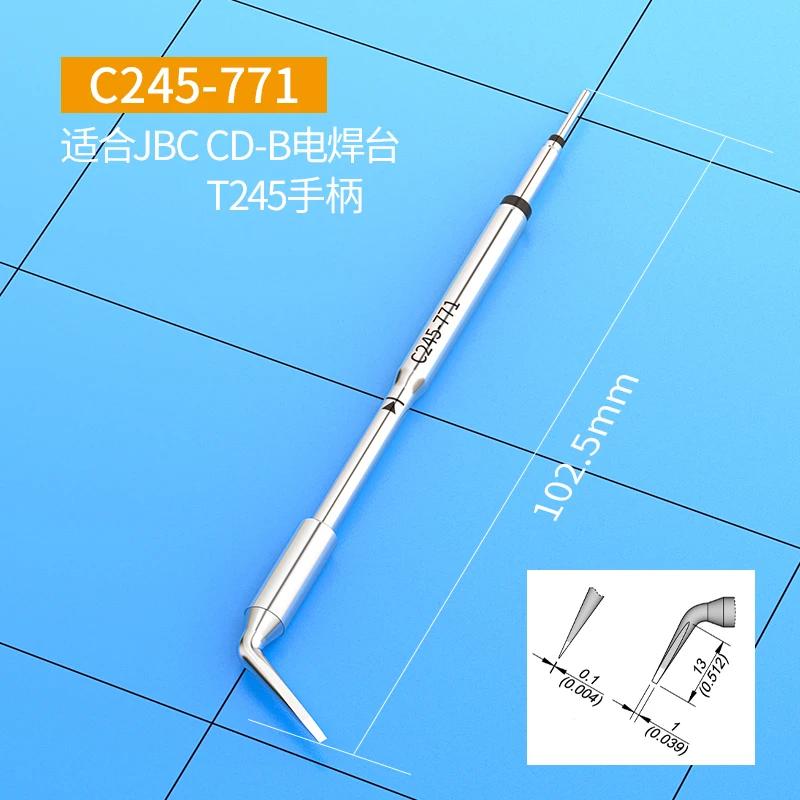 C245-771 Soldering Tips For Jbc Replacement Tips T245 Soldering Iron Handle Weldering Tools