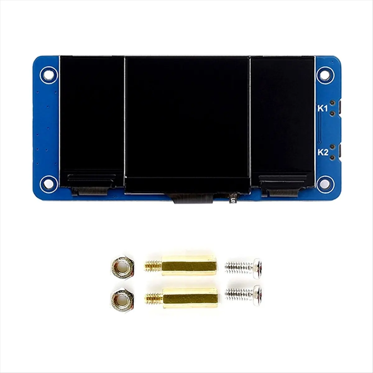A64I Triple LCD HAT for Zero/Zero W/2B/3B/3B+/4B, 1.3inch LCD Main Screen, Dual 0.96inch LCD Secondary Screen