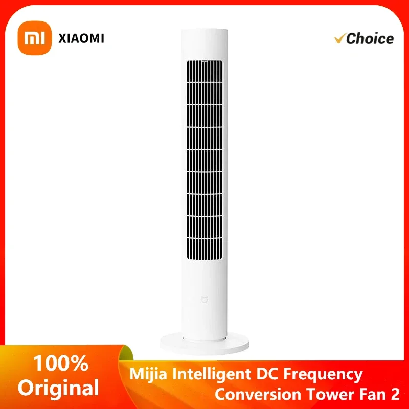 

2025 НОВЫЙ XIAOMI MIJIA Smart DC Инверторный башенный вентилятор 2 Портативный вентилятор Время приема Низкий уровень шума Управление через приложение 150 ° Диапазон осцилляции