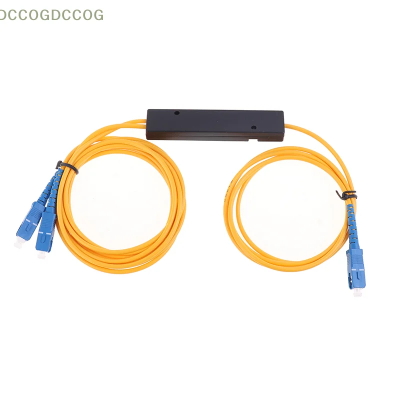 SC/UPC PCL Cable interno de computadora manga PLC divisor SC APC 1X2 PLC divisor de fibra óptica monomodo