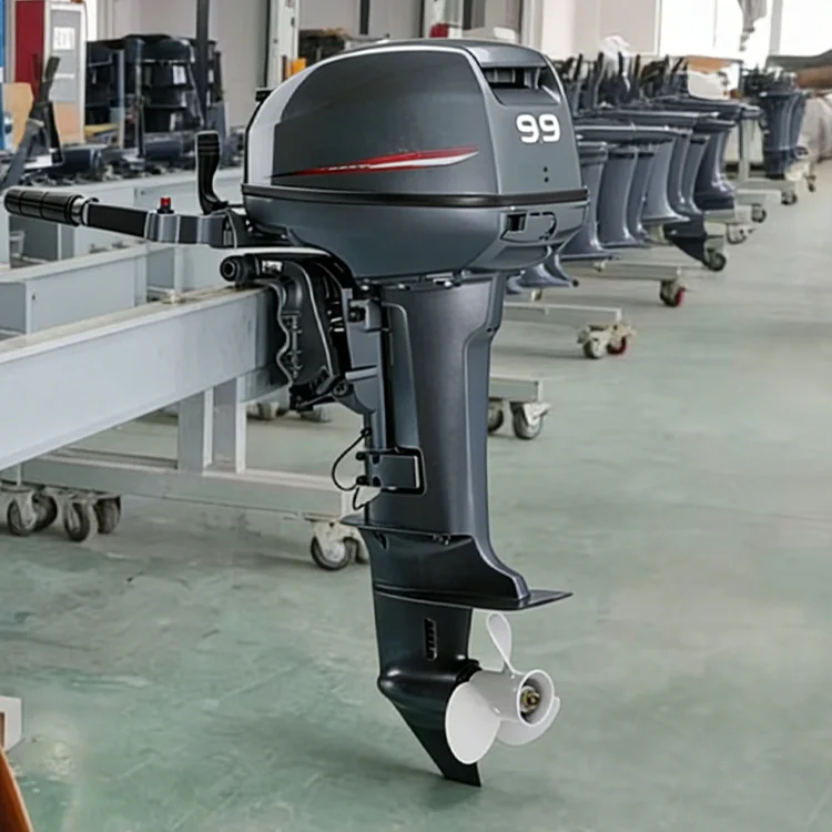 9.9HP 2-Stroke Boat Engine | 56.0x50.0mm Bore Stroke | 246cc