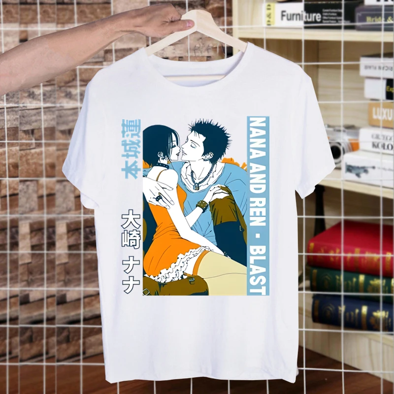 

Нана аниме футболки мужская рубашка Harajaku мужская одежда летняя уличная одежда повседневная свободная футболка с принтом топы с короткими рукавами