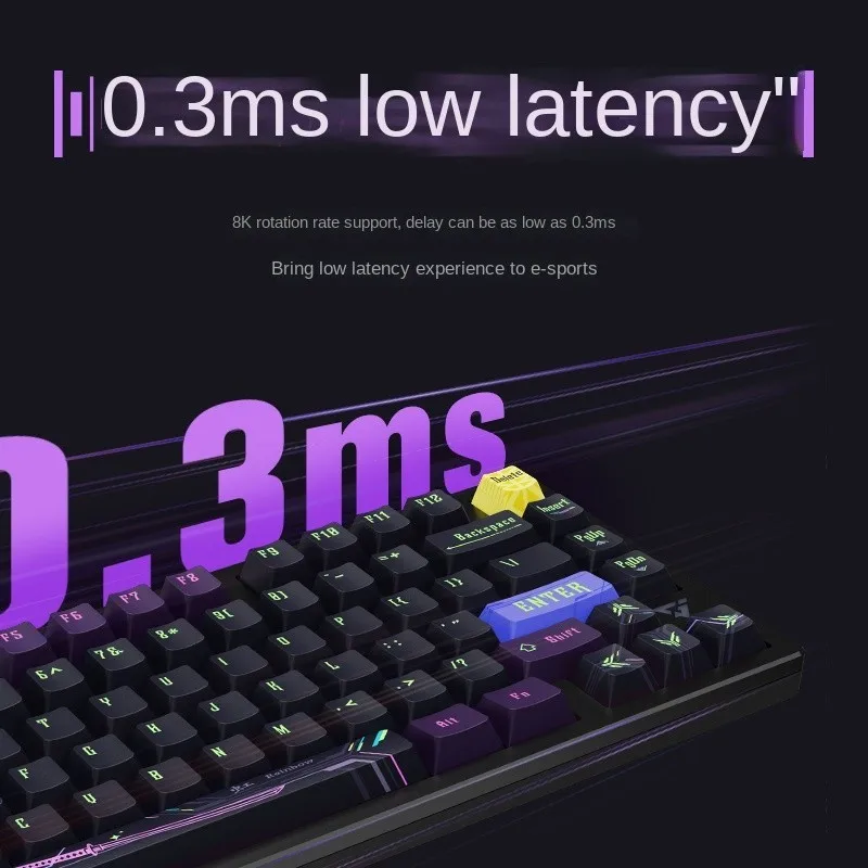 ATK RS7 Pro Mechanical Keyboard Aluminium Alloy Magnetic Switch Custom Wired Rgb 8k Return Rate Rt Adjustable Esports