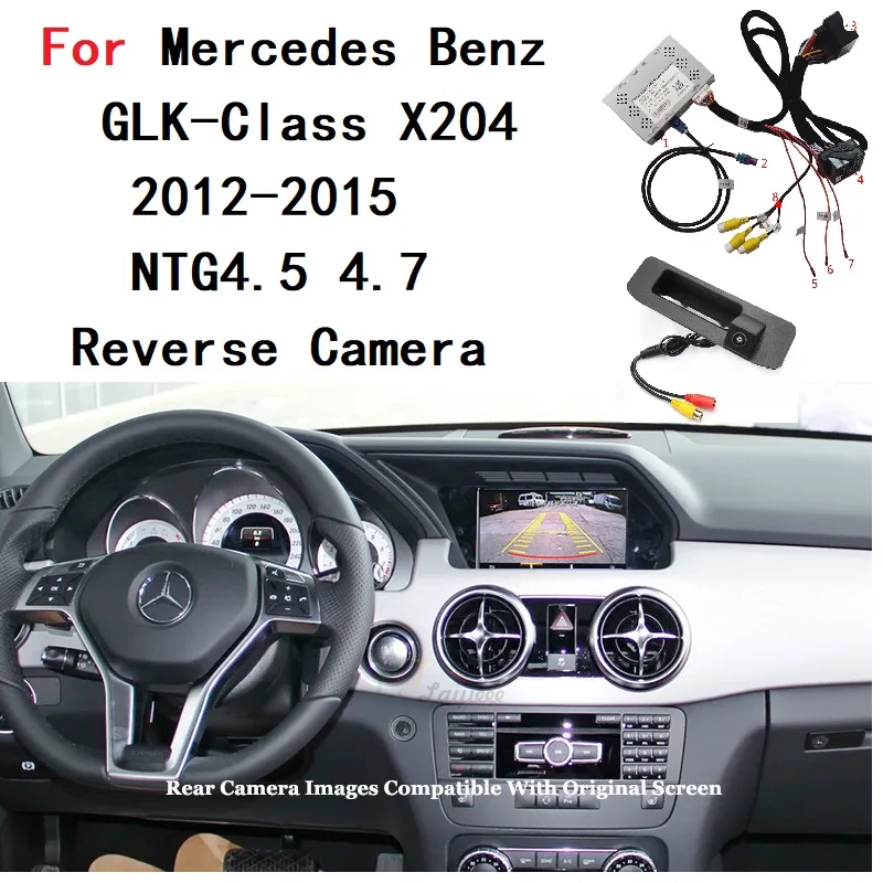 For Mercedes Benz Reverse Camera Interface Class GLK X204 2012-2015 Front Rear Camera Adapter