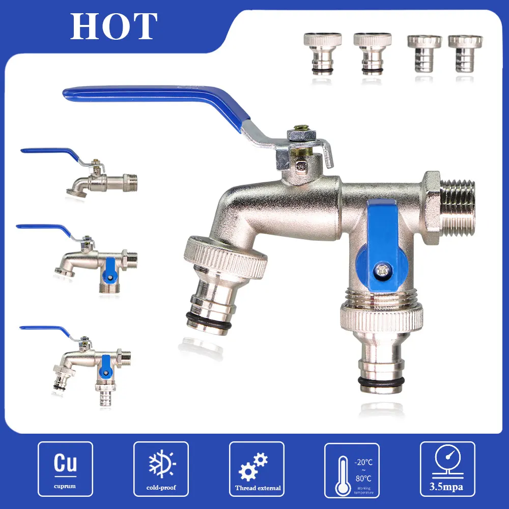 Cold-proof Lever Tap Faucets 1/2'' 3/4