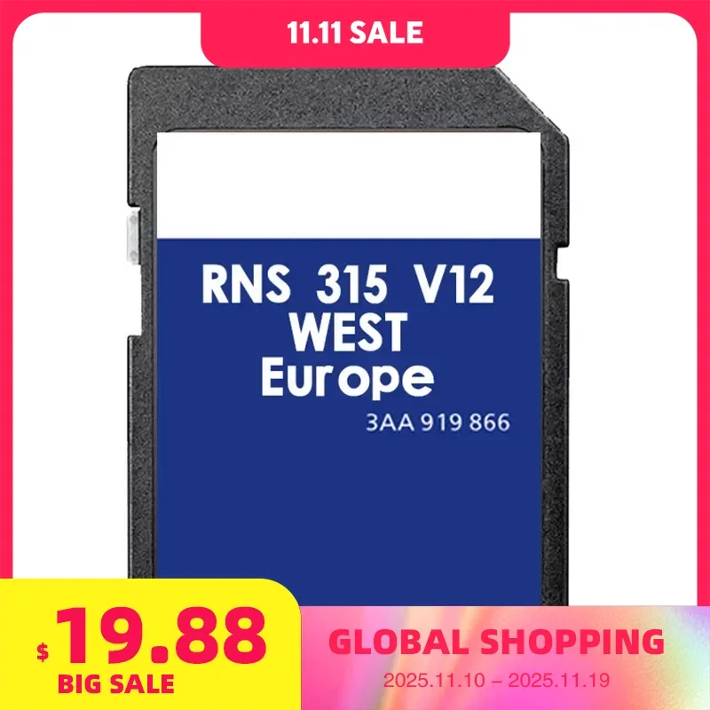 

Latest RNS315 V12 West Europe Not for RNS310 2020/2021 100% Working AZ V12 Navigation SD Card