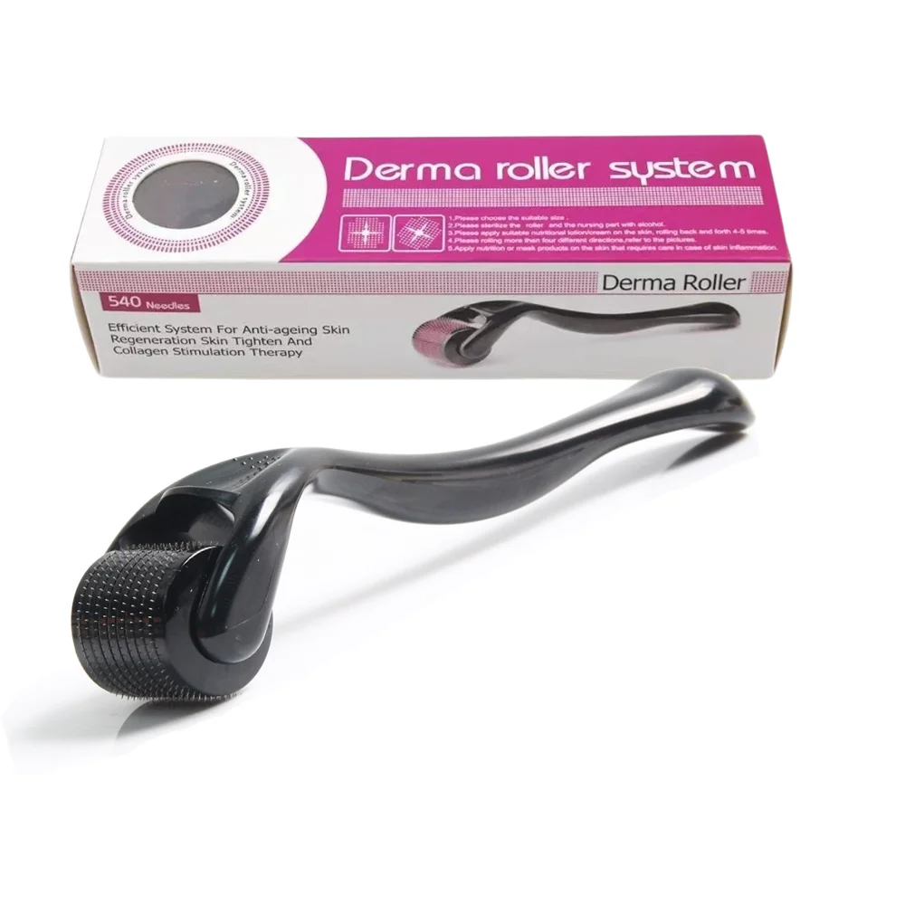 

1PCS Derma Roller For Face Body And Scalp Sterile Needle Roller For Men And Women With 540 Titanium Needles Derma Stamp 0.25mm