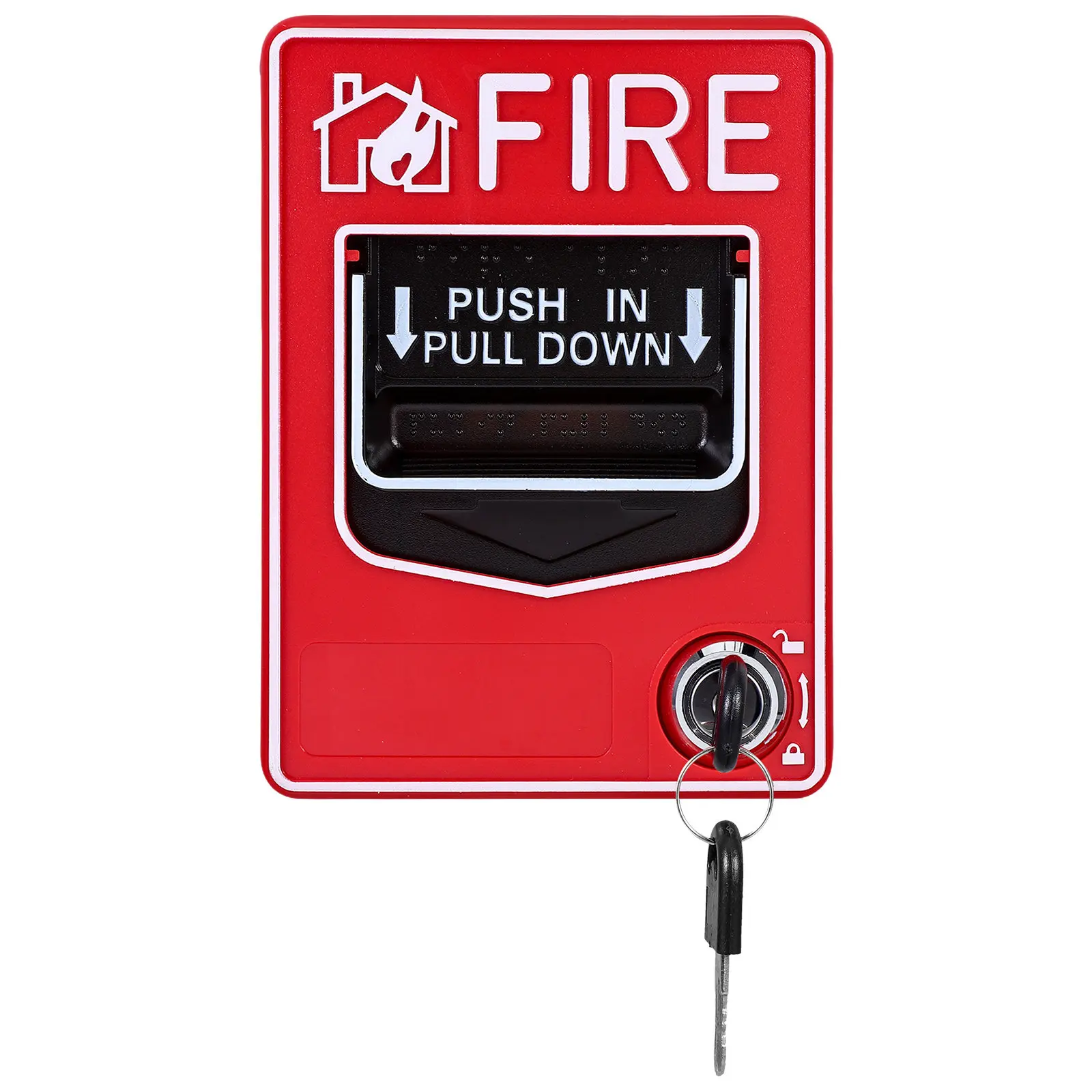 Emergency Fire Alarm Button Manual Reset Resettable Emergency Call Point Fire Safety Alarm Switch Quick Response