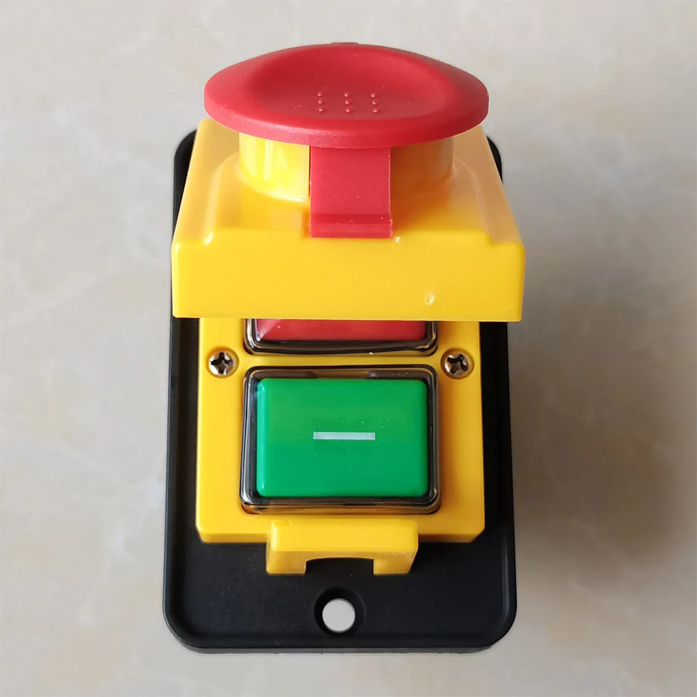 Imagem -03 - Interruptor de Botão Impermeável da Parada da Emergência Dz62 ca 250v 15a Pinos en 609473 en 610581