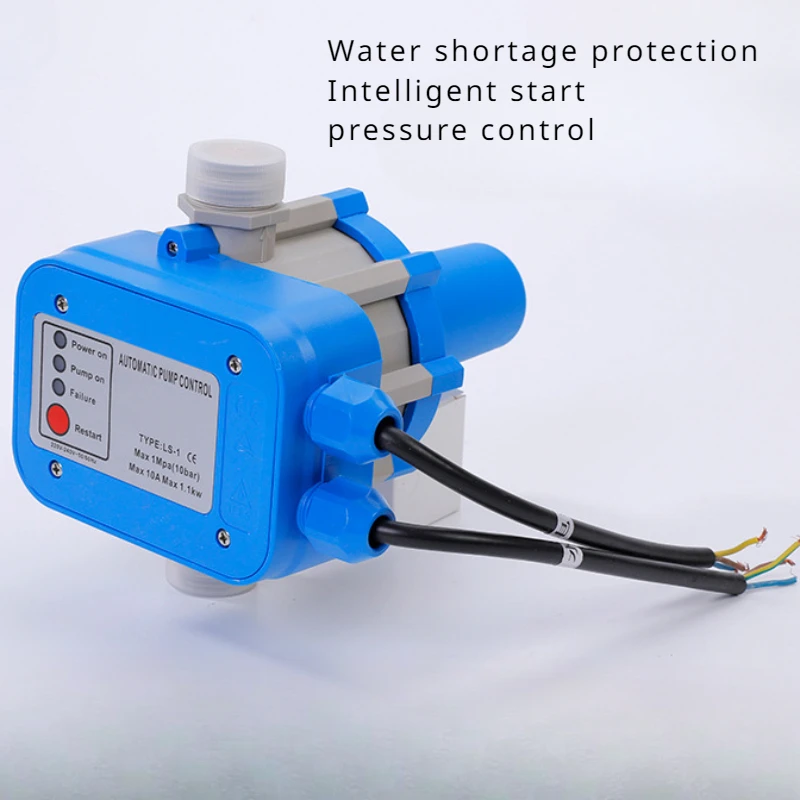 220V Fully Automatic Water Pump Water Flow Pressure Switch Controller Electronic Pressure Switch