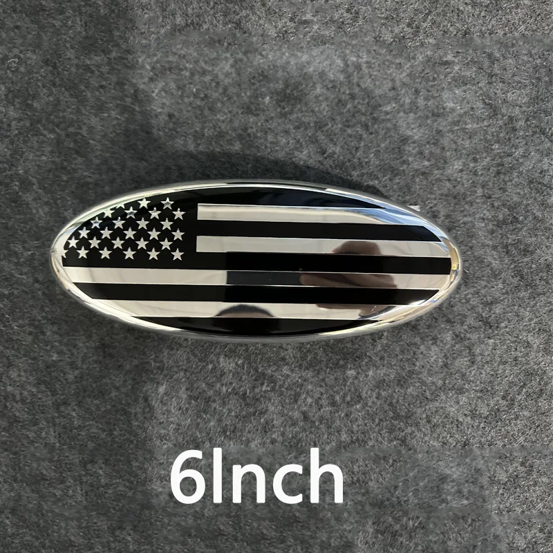 3D Limited Edition Logo Car Oval Front Grille Emblem Badge Sticker Decals For Ford F-150 F-250 F-350 For Edge Explorer Car Decor