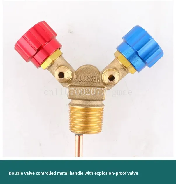 Special Cylinder Valve for Refrigerant Recovery and Filling/high and Low Pressure Sheep Angle Valve/explosion-proof