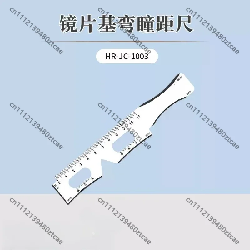 PD Ruler For Glasses Processing Lens Base Curve Camber Concavo-convex Degree Measuring Scale Tool