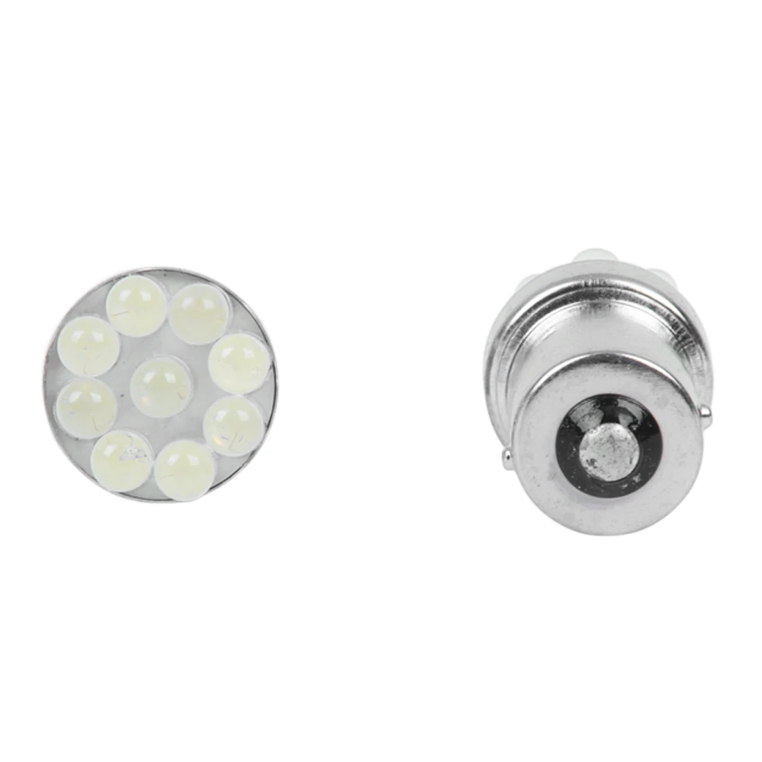 Exquisite-10 1156 382 1093 BA15S P21W White 9 LED Tail Stop Parking Light Bulb Lamp