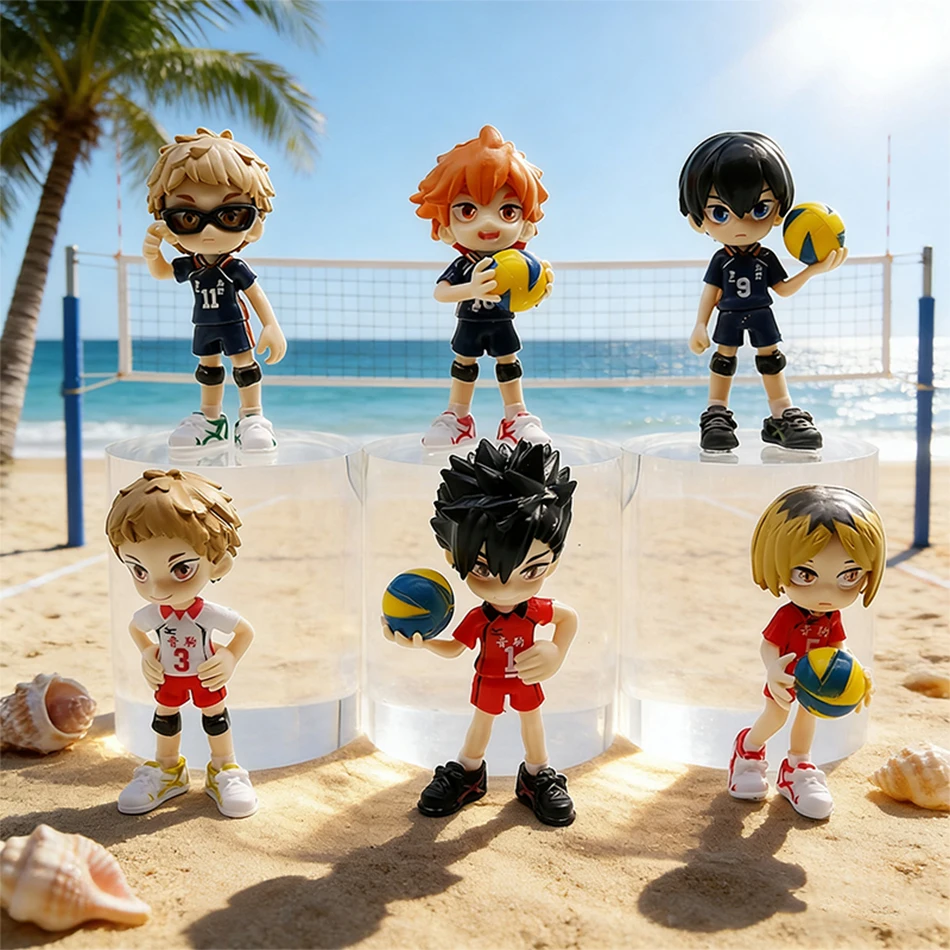 Authentic COSBI Haikyuu!! Blind Box Trendy Collectible PVC Figure - Hinata Shoyo Kageyama Tobio - Anime Surprise Gift Doll