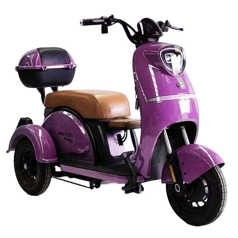 300-8 aluminum vacuum tire electric tricycle suitable for adult electric tricycle for passengers