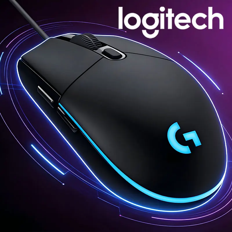 

Logitech G102 Легкая игровая мышь без задержки, беспроводная двухрежимная, удобная для удержания всех ночных длинных бит