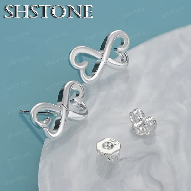 

Cute 925 Sterling Silver Butterfly Stud Earrings Beautiful Jewelry Accessories For Women Romantic Engagement Wedding Party Gift