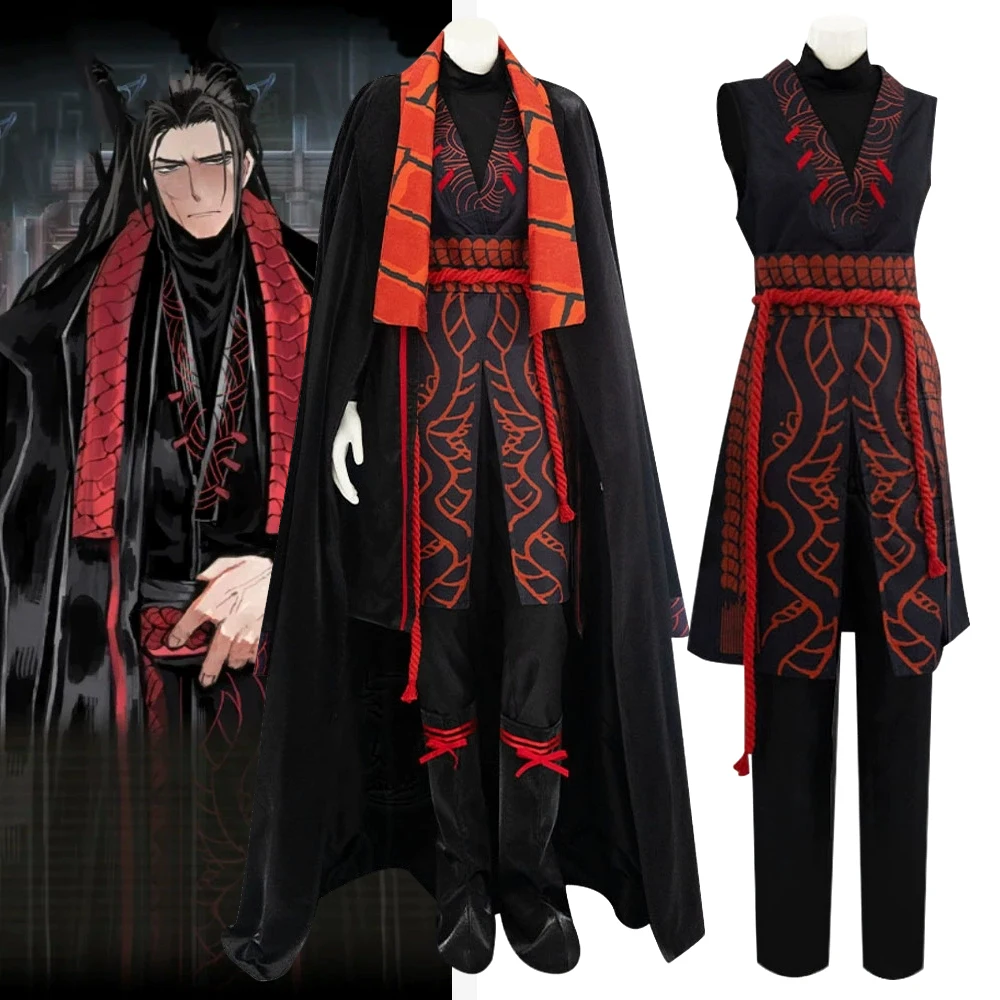 Game Limbus Company Hong Lu Cosplay Costume Adult Men Stage Uniform Halloween Carnival Clothes Outfit