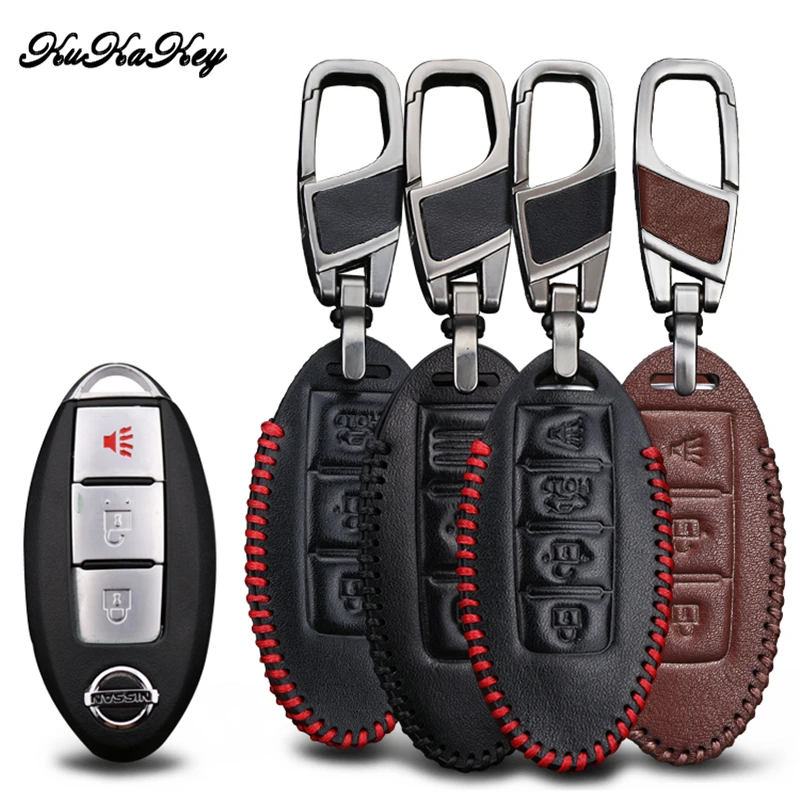 

Remote Smart Car Key Case Cover For Nissan Qashqai Juke Note Almera Teana Tiida Murano Pathfinder Primera Auto Key Cover Holder