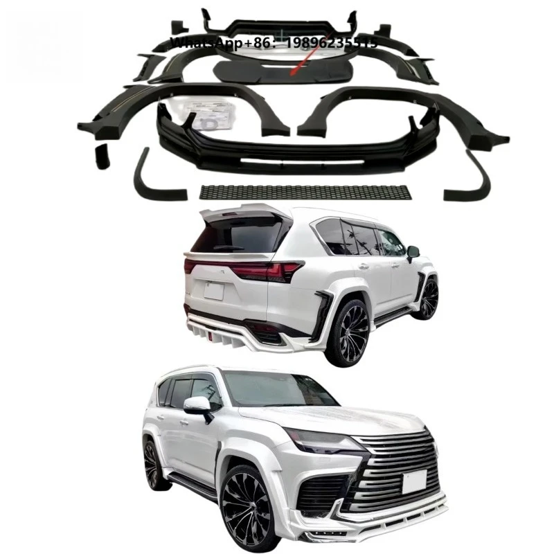 LX600 Wide Body With Large Surround, Front Lip, Rear Lip, Eyebrows, Tail, Leaf Plate