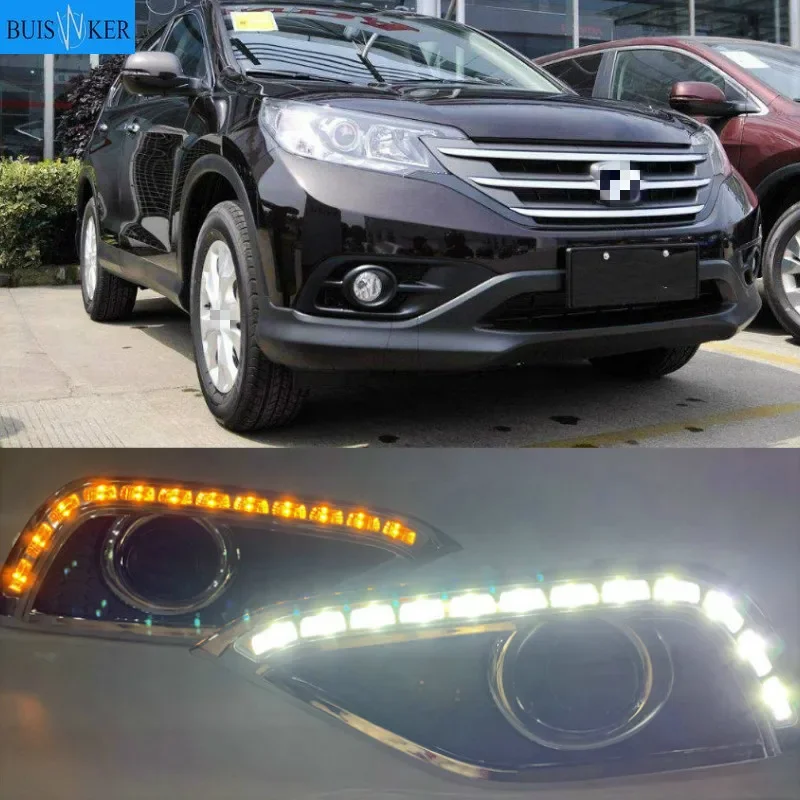 

LED DRL Daytime Running Light Daylight Turn Signal Lamp Car Styling for Honda CRV CR-V 2012 2013 2014