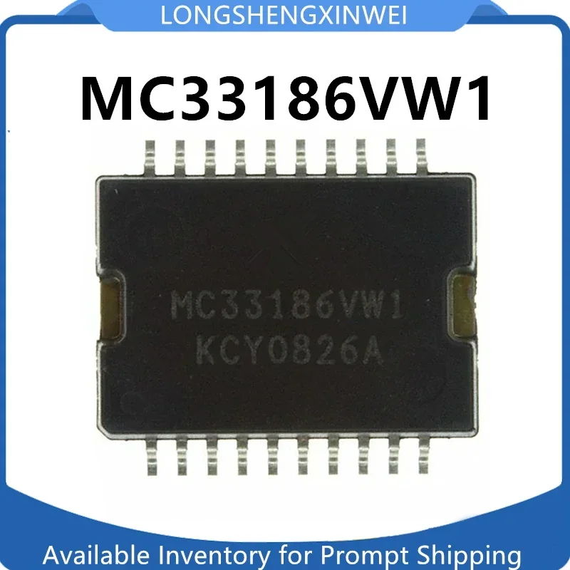 1PCS MC33186VW1 MC33186  HSOP20 Automotive Computer Board Idle Throttle Driver Chip NEW Original in Stock