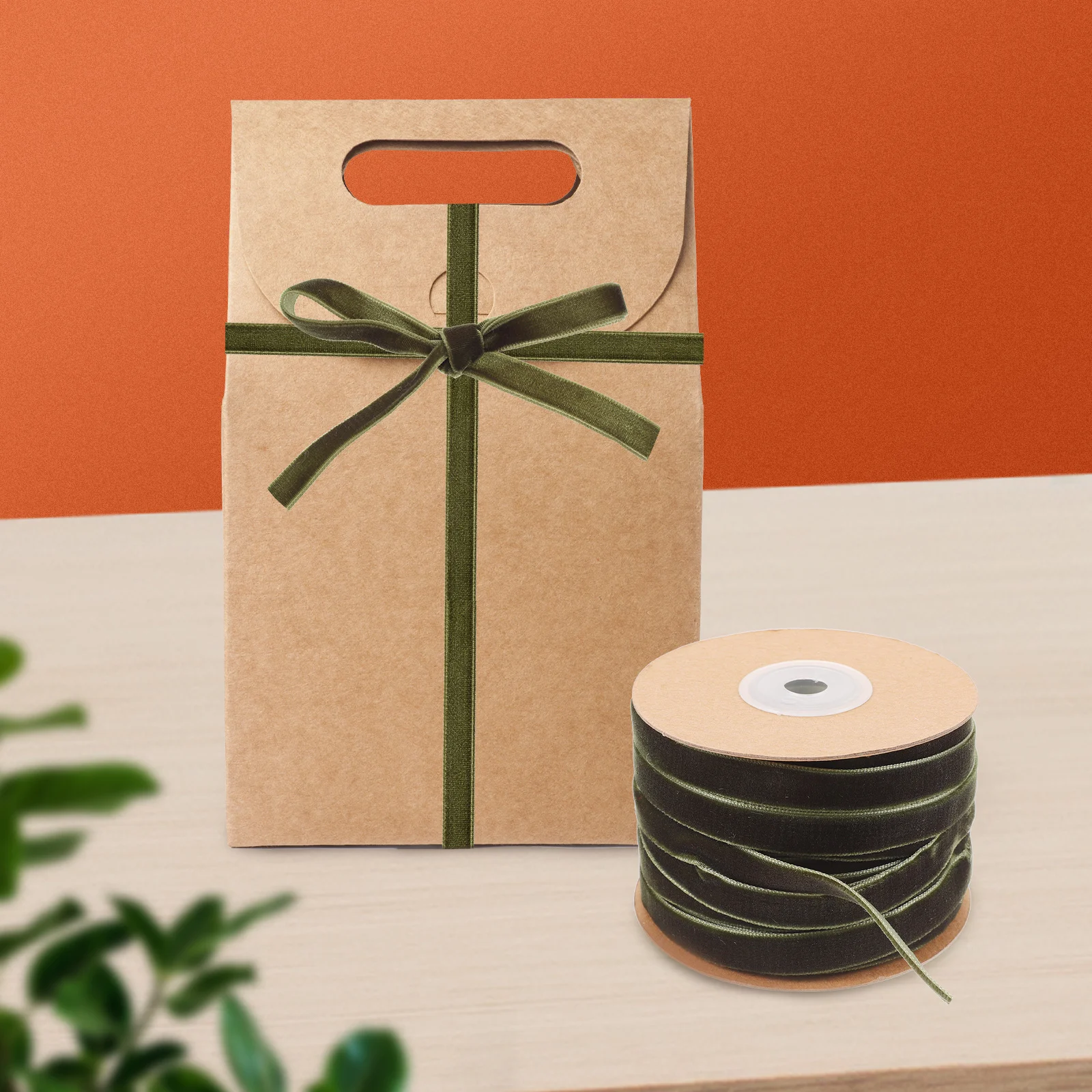 

1 Roll 10M Cuttable Decorative Gift Wrapping For Christmas Diy Wrapping Ribbon Party Favor Crafts Packaging Accessory