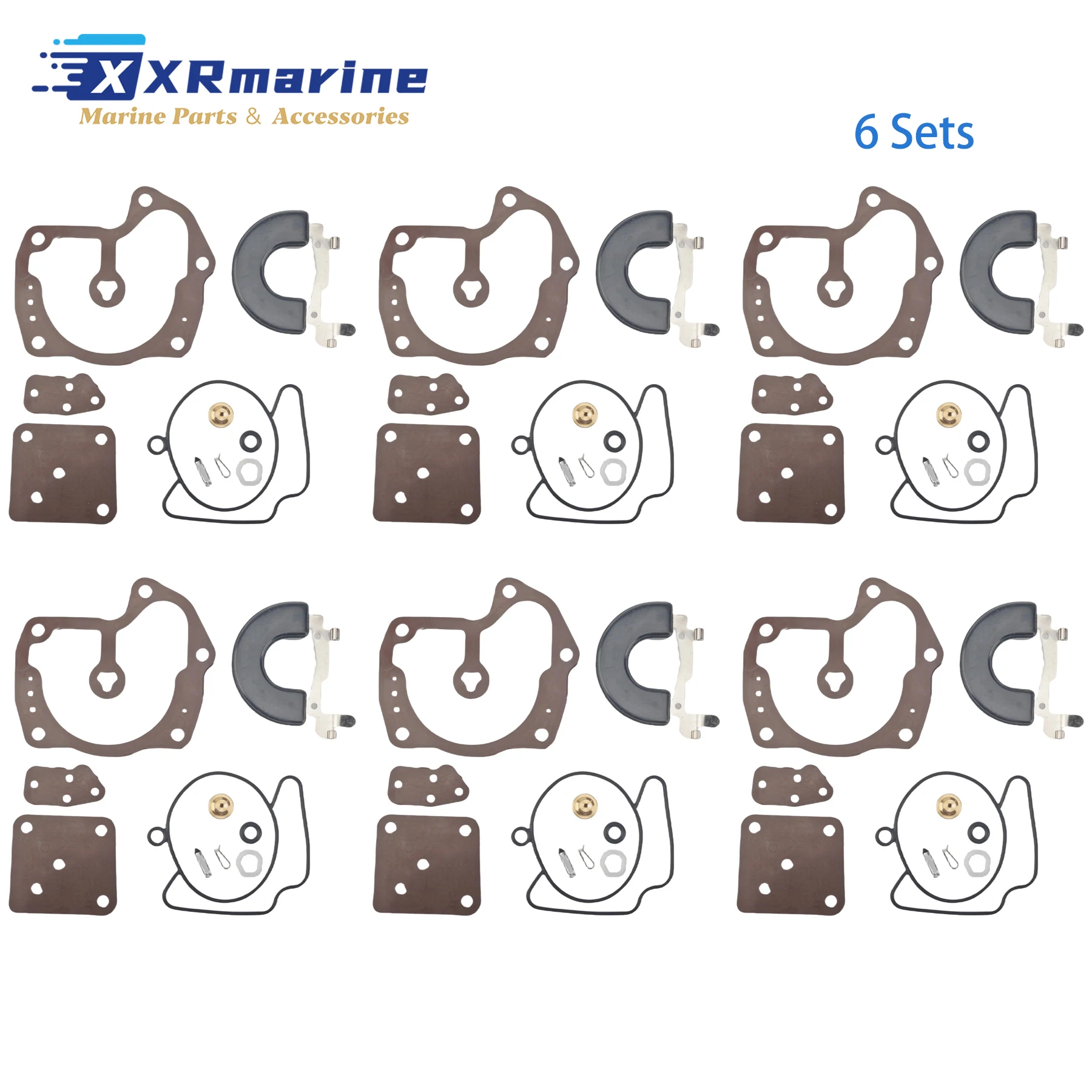 

0437327 Carburetor Repair Kit Fits for Johnson Evinrude V4 V6 120 To 250 HP Outboard Engines 0439079 437327 Sierra 18-7248
