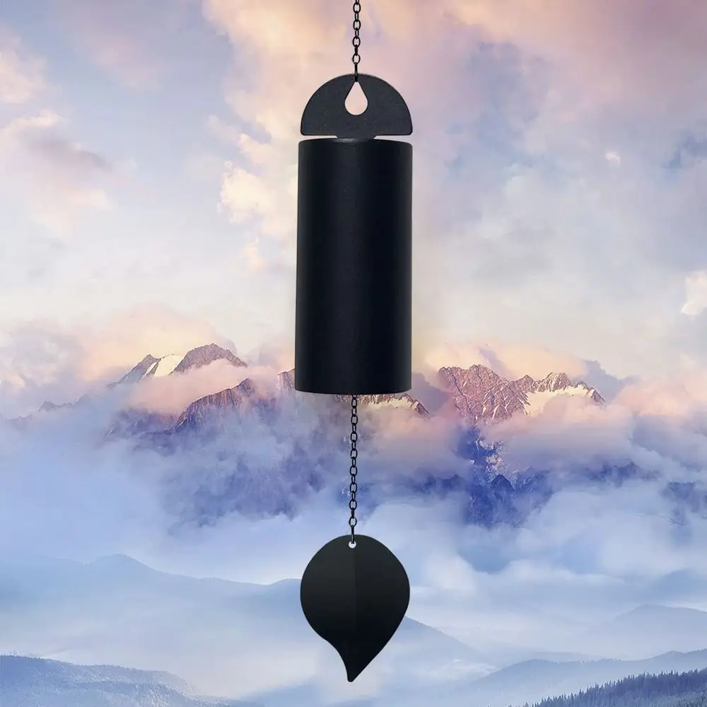 

Ветряные колокольчики Resonance Serenity Bell, большие металлические цилиндрические, глубокий звук, 30 дюймов, для сада, патио и террасы