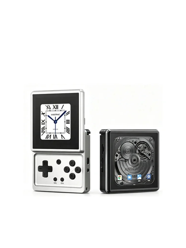 RG Rotate Flip Tragbare Retro-Handheld-Konsole, drehbares Touch-IPS-Display, Hall-Joysticks, Android-Game-Emulator, Pocket-Player