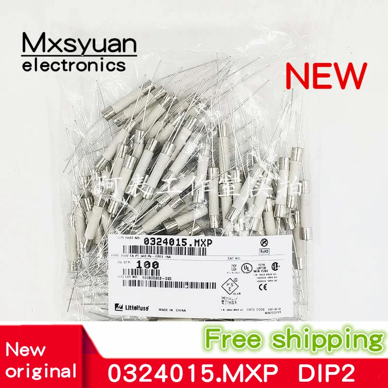 20PCS New original 0324030.MXP 0324020.MXP 0324003.MXP 0324010.MXP 0324012.MXP 0324015.MXP 0324025.MXP Ceramic fuse tube