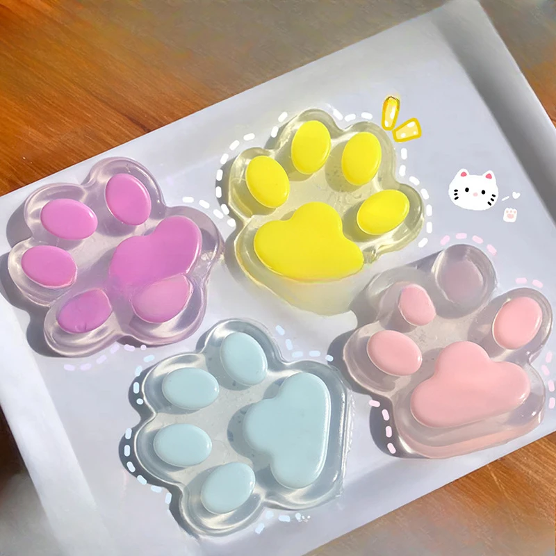 

New Squeeze Super Large Cat Paw Cute Cat Foot Slow Rebound Soft Jelly Pinch Decompression Squeeze Toy Anti Stress Release Toys