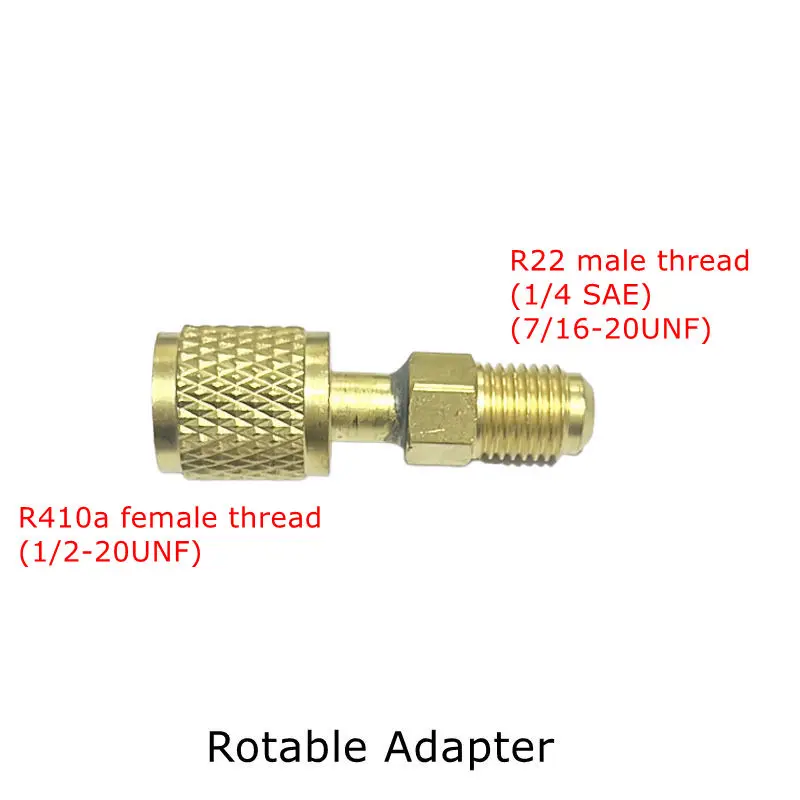 R22 إلى R410a مكيف الهواء الفلور المضافة وصلة أنابيب السائل 1/4 SAE الموضوع النحاس مستقيم الكوع محول أجزاء التبريد