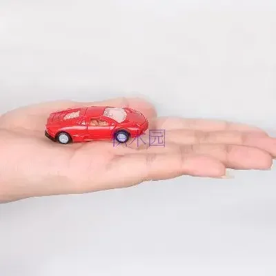 1/87 Scale 4D Plastic Assemble Car Scale Modern Cars Collection Puzzle Assembling Toys for Children 16 Kinds To Choose