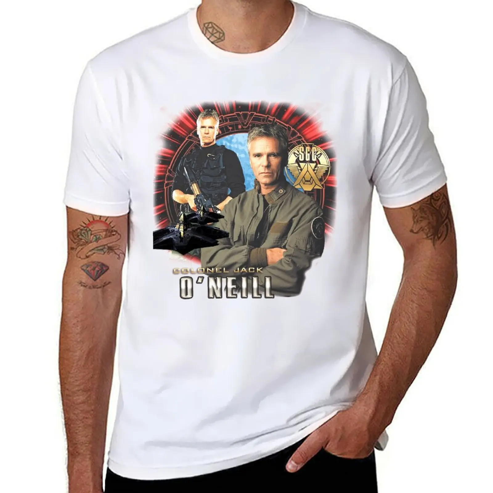 

Stargate SG1 T-Shirt t shirt man plain t shirts for man cotton soft T-Shirt