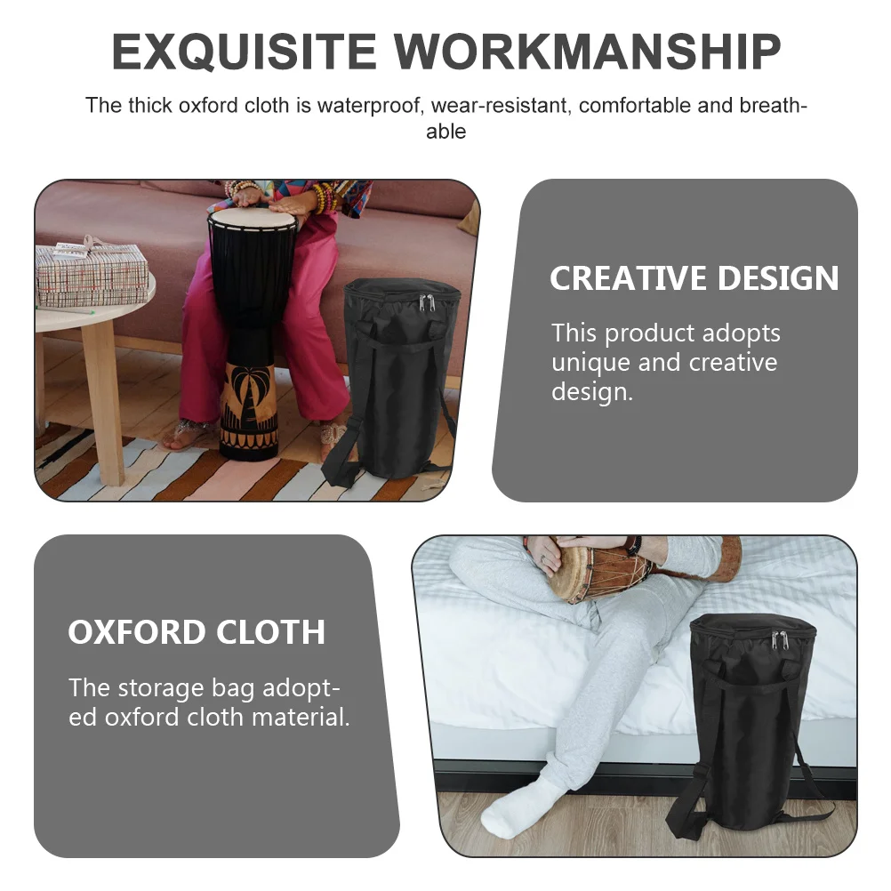 

Handbag Music Instrument Storage Sfrican Design Oxford Cloth Drum African Pouch Bags Waterproof Small Musical Backpack