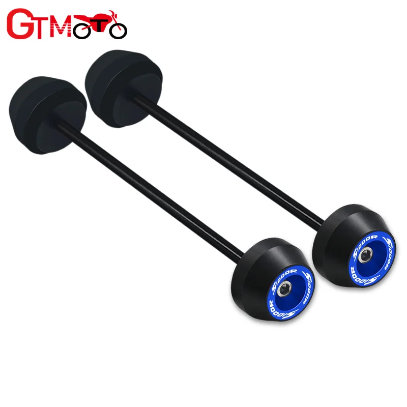 Novos acessórios da motocicleta s1000r cnc frente roda traseira garfo slider eixo acidente caindo protetor boné para s1000r s 1000r 2013-2024