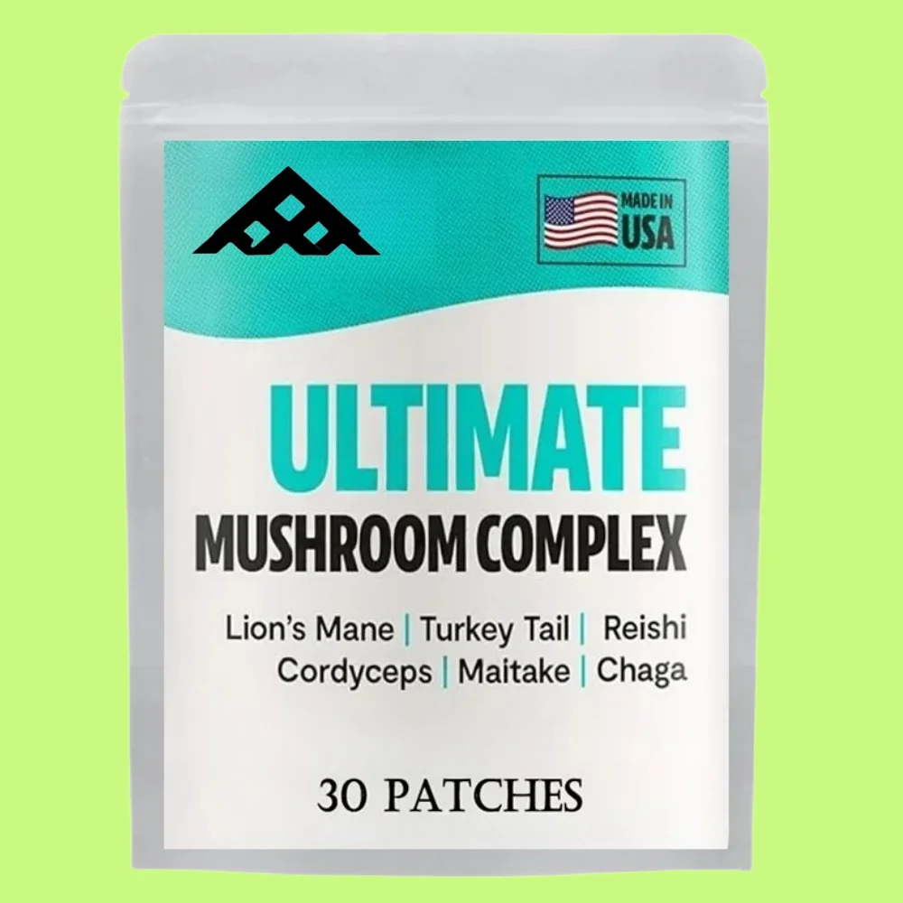

Ultimate Mushroom Transdermal Patches Lions Mane, Cordyceps и More Anti-aging, Immune Support Energy Boost 30 патчей