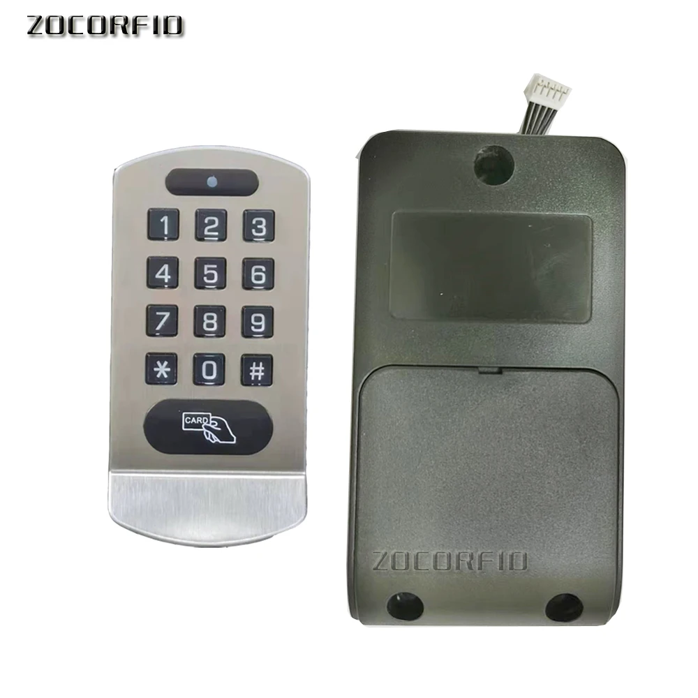 Stainless steel EM RFID&Digit Cabinet Coded Lock Electronic Door Lock Password Keypad Combination Security Code Locks for Cabine