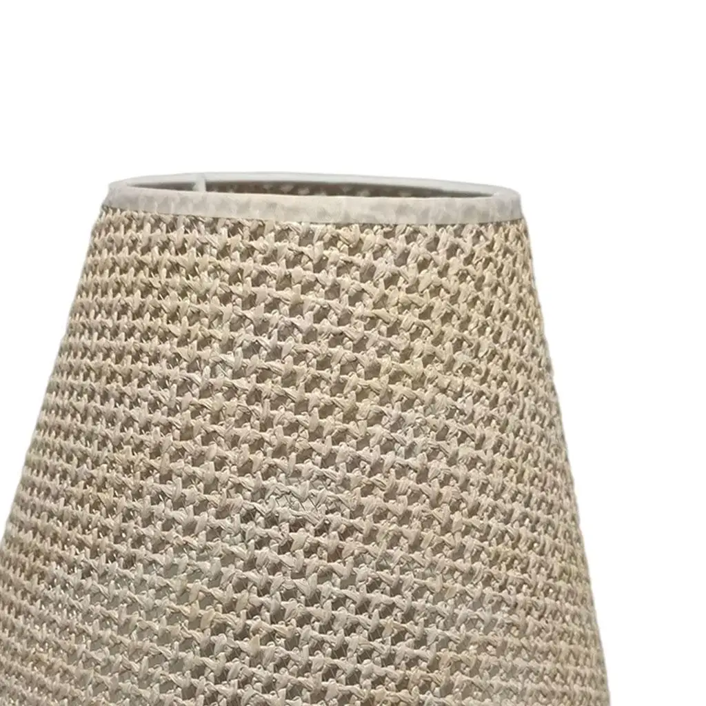 Lamp Cover Decoration Handwoven Rattan table lamp Shade Lamp Decor for Teahouse Home Farmhouse Room