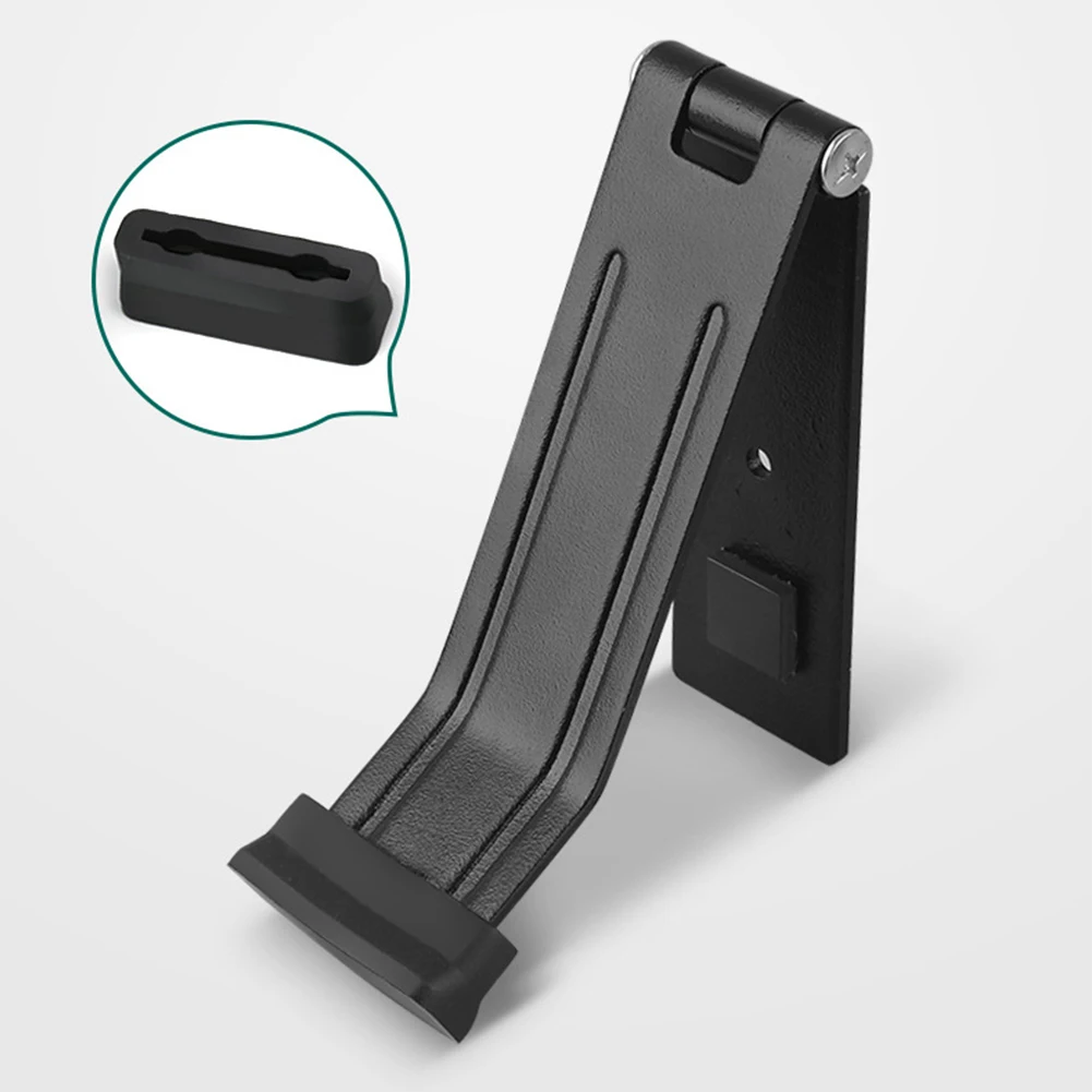 

Door Stopper Kick Down Door Stop Windproof Door Holder Anti-collision Safety Home Bedroom Foot Pedal Door Blockage Hardware
