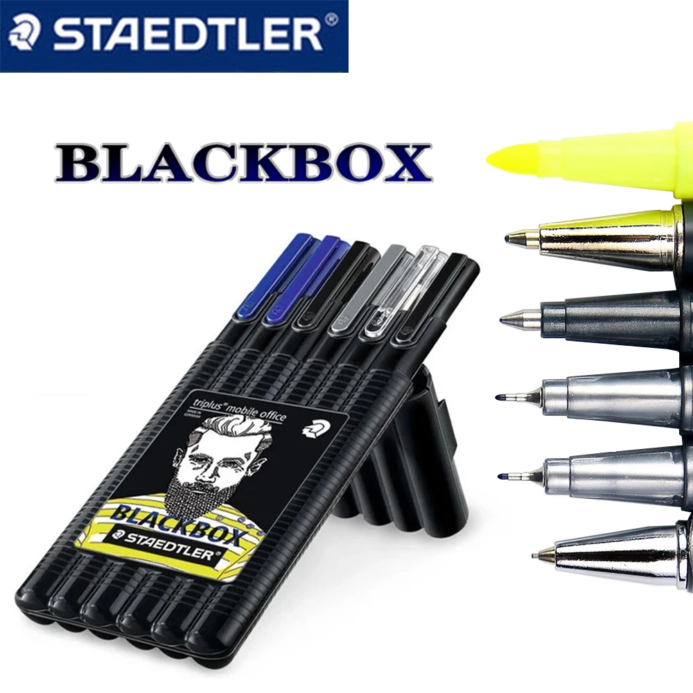 

4/6PCS/Set STAEDTLETR BACKBOX Set Gel Pen Ballpoint Pen Mechanical Pencil Back To School Office Stationery 0.3/0.5mm