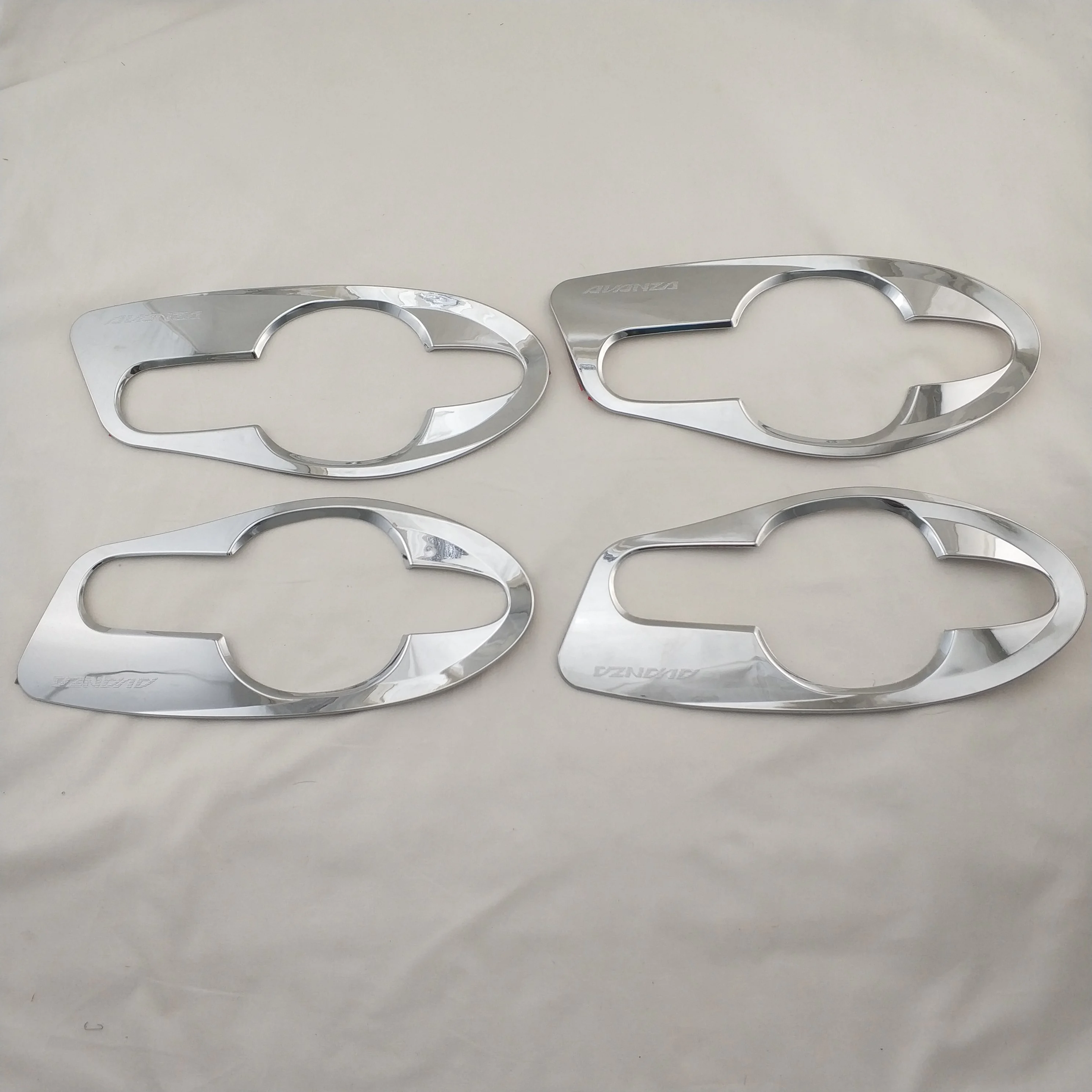 For Toyota AVANZA 2012 2013 2014 2015 2016 2018 2019 8PCS Chrome Car Accessories Plated Door Handle Bowl Covers Trim Paste Style