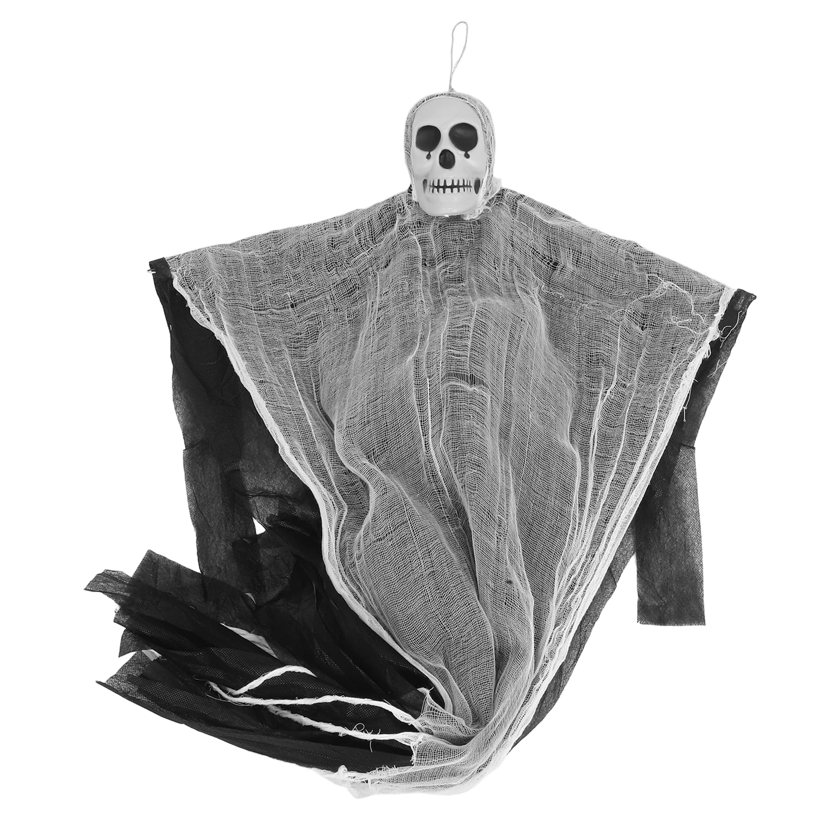 

Glowing Skull Decoration Ghost Decorations Decorate Fabric Floating Halloween
