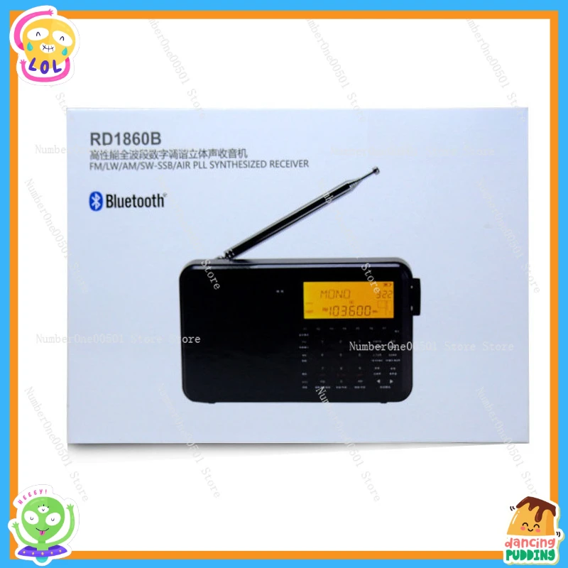 

1860B Bluetooth Radio Air Band Sync Detection Portable Vintage Full Band Receiver