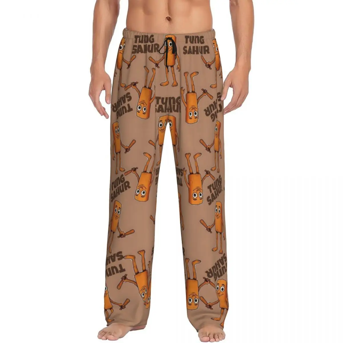 

Custom Men's Italian Brainrot Pajama Pants Printed Animals Cartoon Sleep Sleepwear Bottoms with Pockets