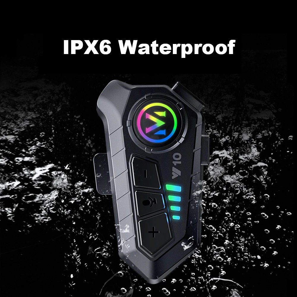 Earphone Music Player Speaker Waterproof Hands-free Wireless Earphone BT5.3 Helmet Headset Intelligent Noise Reduction 1000mAh