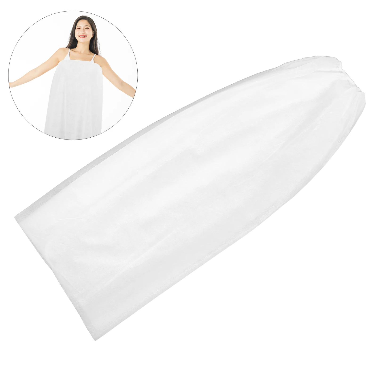 

16 Pcs Disposable Bath Towels Non Woven Thick Opaque Spa Robes Wrap for Women Hotel Salon Sauna Massage Breathable Lightweight