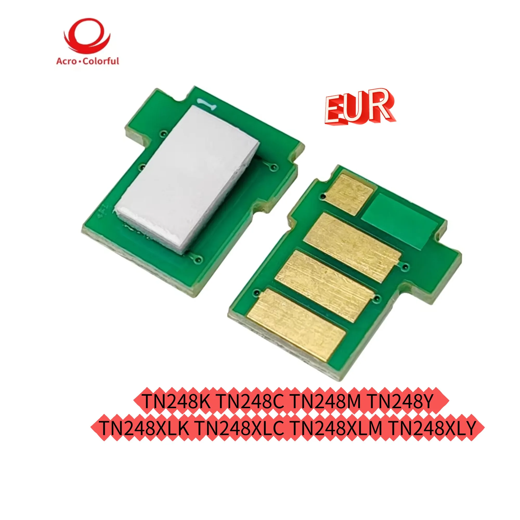 EU TN248 TN248XL Compatible Color Toner Chip for Brother L3215 L3220CW L3240 L8230 L3220CWE L8240CDW MFC-L3740CDW Cartridge Chip